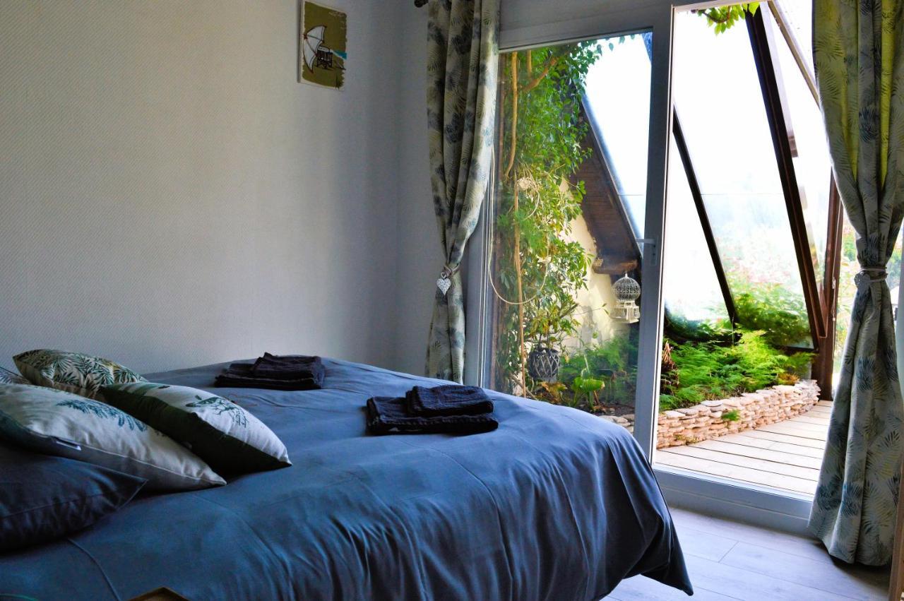 La Maison Penchee, Avec Jardin A 50M De La Plage อัสแนลส์ ภายนอก รูปภาพ